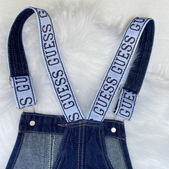 New GUESS Denim Jumper Skirt SZ 10 - Picture 5 of 6